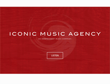 Tablet Screenshot of iconic-agency.com